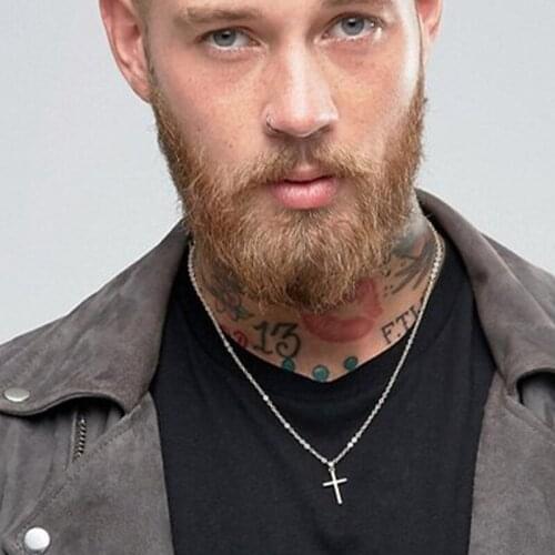 YWZIXLN 2020 Simple Fashion Cross Pendant Necklaces For Men Women Punk Necklace Elegant Choker Jewelry Ornament Gifts N055