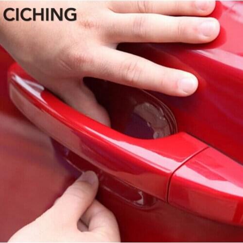Car door Handle Protection Film Sticker FOR Audi B6 B8 A6 C5 C6 A3 A5 Q3 Q5 Q7 BMW E46 E39 E90 E36 E60 E34 E30 F30 F10