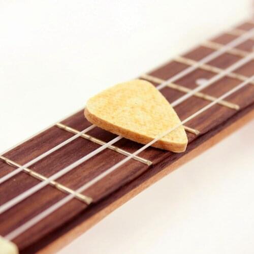 2 pcs Ukulele Felt Picks Guitar Ukulele Bass Accessories 3.5mm Thickness Firm and Durable