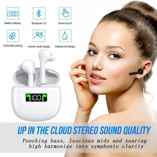 TWS bluetooth headset HiFi portable in-ear bluetooth headset outdoor travel game audio and video earphone USB
