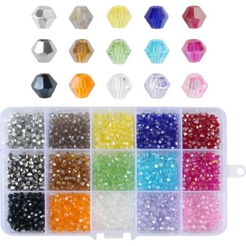 4 mm diamond crystal beads of crystal glass beads accessories DIY handmade beaded material