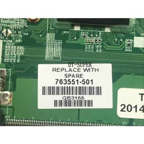FAST SHIPPING,100% NEW 763551-501 14-V MAIN BOARD FOR HP 14-V MOTHER BOARD , ONBOARD CPU A8-6410