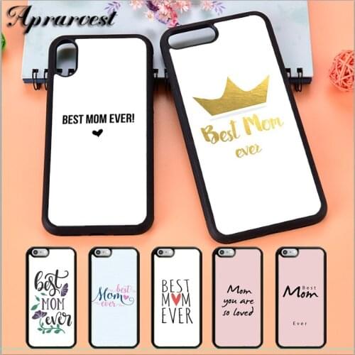 Aprarvest Best Mom Ever Phone Case Cover For iPhone 5 5S SE 6 6S 7 8 PLUS X XS XR MAX 11 PRO