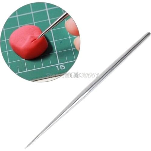 Stainless Steel Rod Detail Needles Pottery Modeling Carving Ceramics Tools New