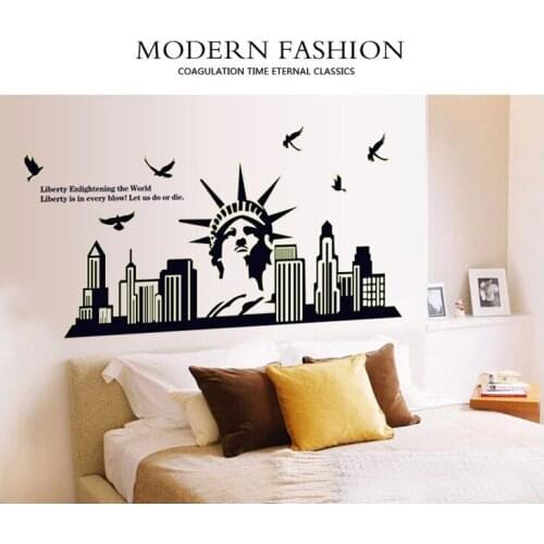 Hot Sale Free Goddess Luminous Wall Stickers Engilish Quotes Modern City Home Decor Art Wall Decals Decoration Mural Poster