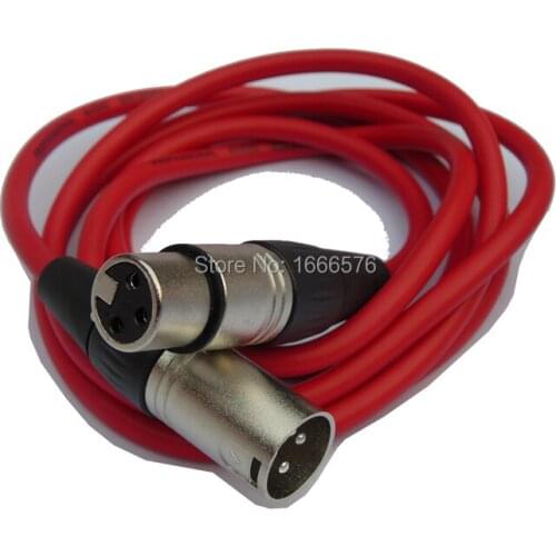 KL High Quality 5 lot 15ft xlr male female 3pin MIC Shielded Cable cord pack-MCR01