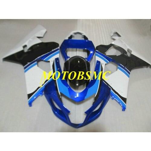 Motorcycle Fairing kit for GSXR600 750 K4 04 05 GSXR 600 GSXR750 2004 2005 ABS White blue black Fairings set+gifts SG33
