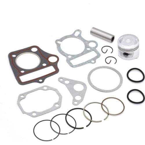 Motorcycle Cylinder Piston Kit W/ RINGS & GASKETS SET FOR HONDA CRF70 XL70 XR70 70CC DIRT BIKE 1974 - 2008 REBUILD KIT