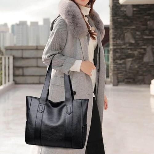 Leather Handbags Big Women Bag Casual Female Bags Ladies Designer Large Capacity Multifunction Shoulder Bag High Quality