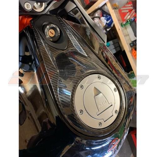 Fuel Tank Center Panel Cover For KTM 1290 SUPERDUKE / R 2014-2017 Full Carbon Fiber 100% Twill