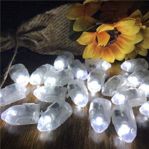 Mini Flashing Balloons Lights LED Bulbs with Tail for Party decoration Blue Light Free shipping