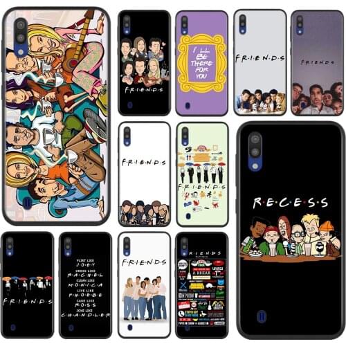 Cartoon Friends TV For Samsung Galaxy A90 A80 A70 S A60 A50S A30 S A40 S A2 A20E A20 S A10S A10 E Soft Phone Case