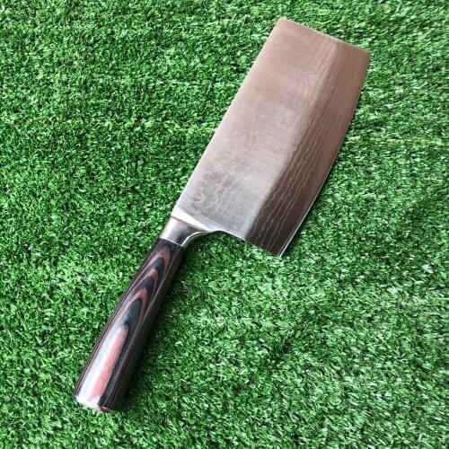 Stainless Steel Meat Cleaver 8inch Chinese Knife Butcher Knife Chopper Vegetable Cutter Kitchen Chef Knife