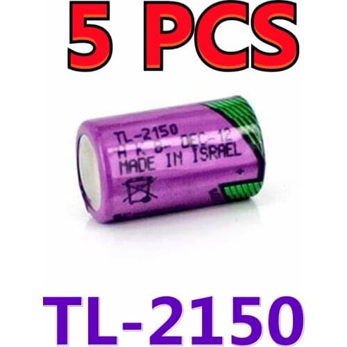 5PCS Original NEW TL-2150 ER14250 1/2AA 14250 3.6V 1200mAh PLC Battery TL-5902 (Customizable plug)
