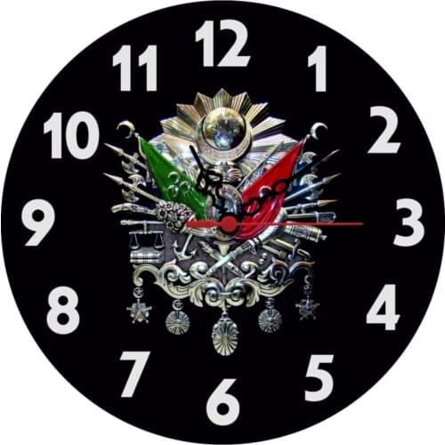 Ottoman brick wall clock 60x60 cm, ottoman wall clock