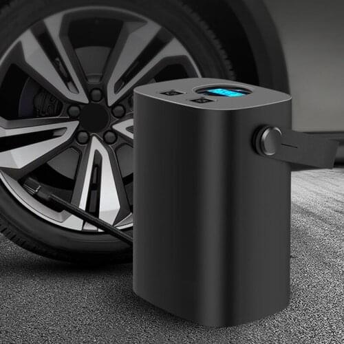 Rechargerable Car Air Compressor Pump Wireless Car Tire Inflator Handle 150PSI Portable for 12V Car Motorcycles Bicycles