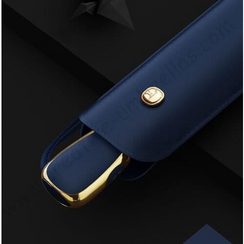 Strong anti-uv three fold auto open&auto close pocket mini umbrella anti-thunder fiberglass windproof cute bag shopping parasol