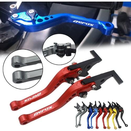 SEMSPEED CNC Aerox 155 New 3D Rhombus Short Brake Clutch Levers For YAMAHA Aerox155 NVX125 NVX155 NVX150 NVX 155 2015-2019 2020