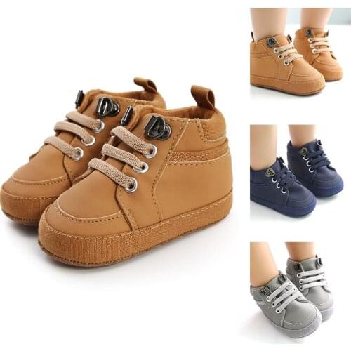 Pu Leather Baby Shoes Sports Sneaker for Newborn Baby Boys Girls Casual Shoes Infant Sport Soft Anti-slip Shoes