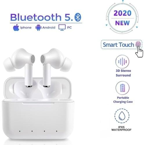 Bluetooth 5.0 TWS Earphones Wireless Earbuds In Ear HIFI ANC Buds IPX 5 Waterproof Earphone for Apple Xiaomi Huawei IOS Android
