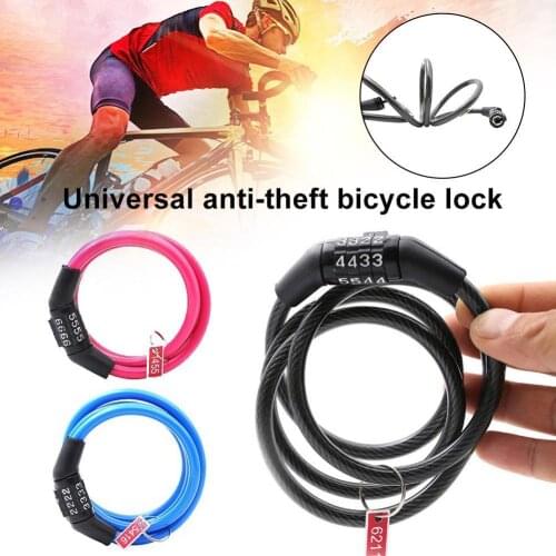 Universal Anti-Theft 4 Digits Combination Bike Bicycle Safety Code Password Lock