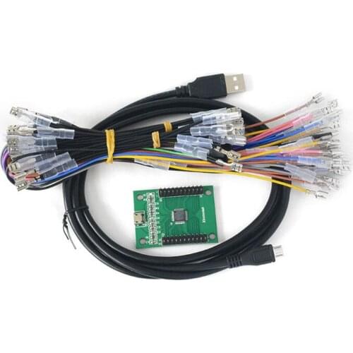 USB Encoder PC PS3 USB to Jamma Arcade USB controller Interface 2 player Keyboard Arcade Joystick game machine