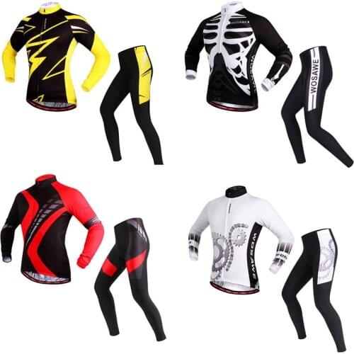 Cycling Suit Women And Men Long Sleeves MTB Jersey And MTB Trousers