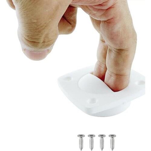 Recessed Sliding Door Handle Square Hatch Pull Marine Cabin Accs with Screws, Easy to Install, Simple to Use