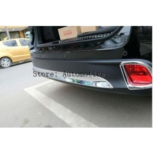 High quality ABS Chrome Rear bumper Scuff trim for 2015 2016 2017 for Toyota Highlander