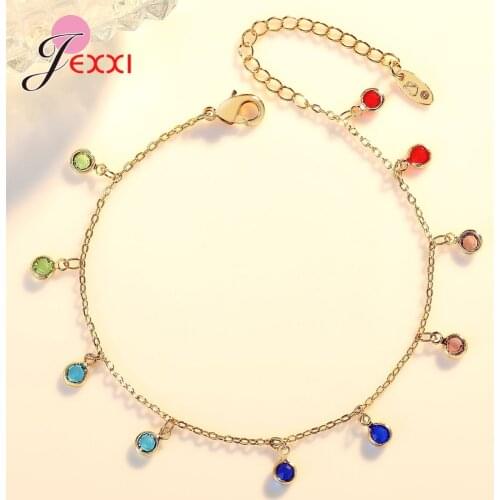 Fast Delivery Women Girls Fashion 925 Sterling Silver Foot Chains For Sale Good Quality Beads Pendant Anklets
