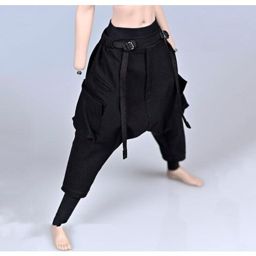 1/6 Scale Trend Dark Functional Wind Harem Pants Low-end Loose-fitting Type for 12" Female Action Figure Body