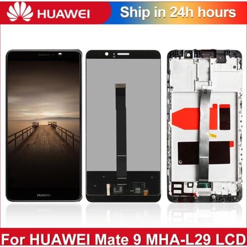 5.9'' Original LCD For HUAWEI Mate 9 Display Touch Screen Digitizer with Frame Display for Huawei Mate 9 LCD MHA-L29 Replacement