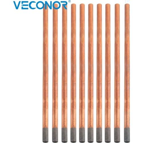 10Pcs 355mm Long Car Battery Repair Mold Lead Rod Torch Battery Pile Joint Repair Gun Pure Copper Pile Head Pole