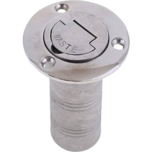 38mm Boat Deck Fill / Filler Keyless Cap WASTE- Marine 316 Stainless Steel
