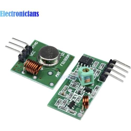 5 Pairs (10pcs) 433Mhz RF Transmitter and Receiver Module Link Kit for Arduino/ARM/MCU WL Diy 433mhz Wireless Modules