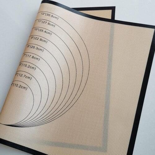 55*38cm Silicone Baking Mat With Scale Rolling Dough Pad Kneading Dough Mat Non Stick Pastry Oven Liner Bakeware