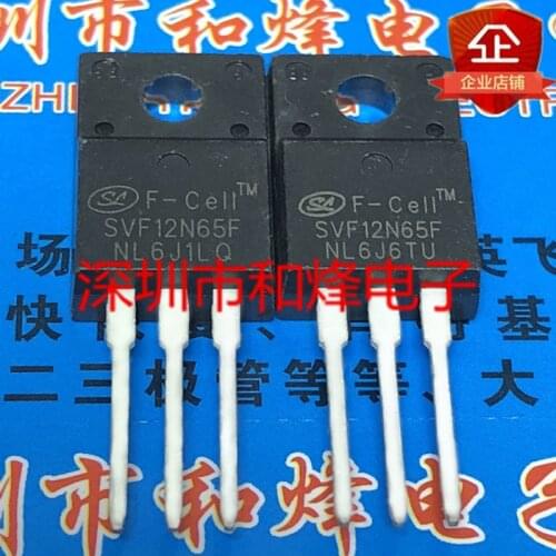 6pcs/lot SVF12N65F TO-220F 650V 12A In Stock