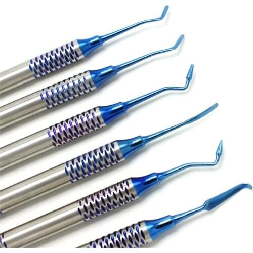 6 pcs Dental Composite Filling Spatula resin filler Stainless Steel Dental Instrument Dental Lab Equipment