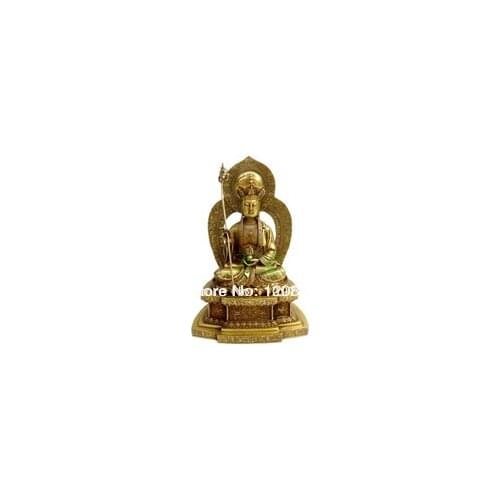 Bir 00443 Tibet Buddhism Ksitigarbha Bronze buddha Statue