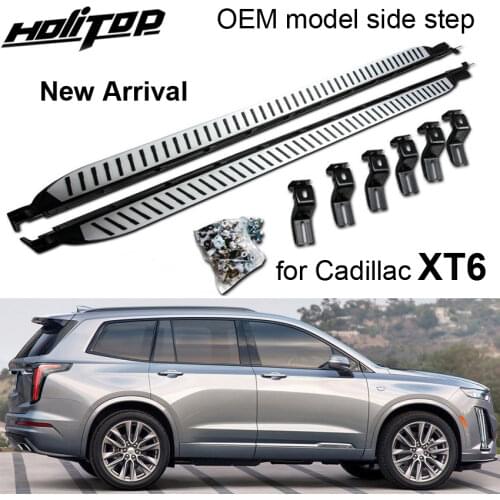 New arrival side step nerf bar running board for Cadillac XT6 2019 2020,original model,ISO9001:2008 quality,made in big factory