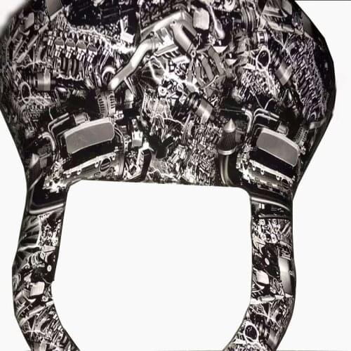 CSCW9027 0.5mX20m hydro dipping films engine pattern water transfer hydrographic film