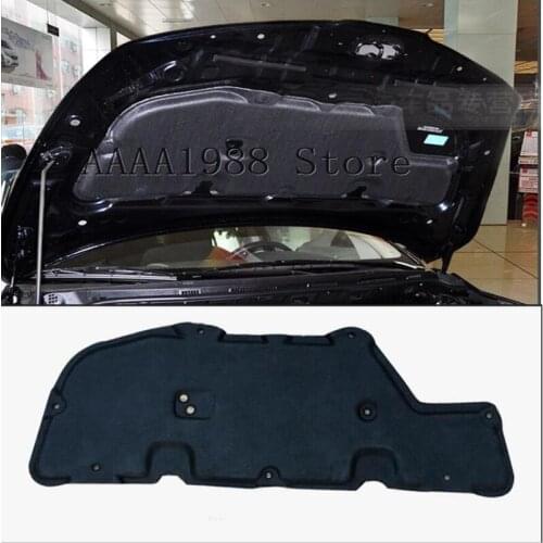 For Nissan Tiida C11 2005-2011 Car Heat Sound Insulation Cotton Front Hood Engine Firewall Mat Pad Cover Noise Deadener