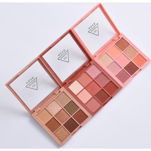 Korean Cosmetics Eyeshadow Palettes Highly Pigmented Mattes Shimmers Naked Smokey Glitter Cream Colorful Powder Long Lasting