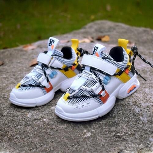 New Children Spring/Autumn Shoes Girls Breathable Mesh Kids Sneakers For Toddler Girls Boys Casual Outdoor Walking Sports Shoes