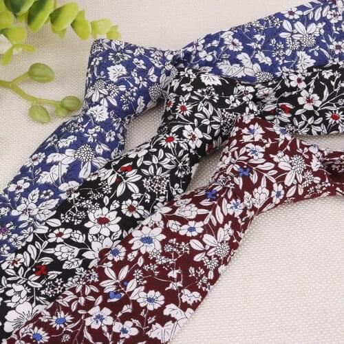 Linbaiway 6cm Cotton Necktie Narrow Slim Tie Gravata Skinny Wedding Red Neckties New Design Shirt Men Neck Tie Custom Logo
