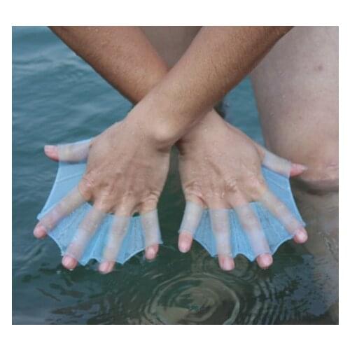 35g 27g 19g Three Kinds Of Color Frog Silicone Hand Pu Webbed Paddle Swimming Equipment Claw Fitness Sports Water