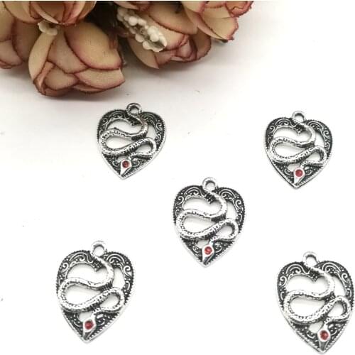 Mini Cross Heart Shape, Snake Shape, Jewelry Pendant DIY Making Earrings, Bracelets, Necklaces, Creative Fun Pendant Accessories