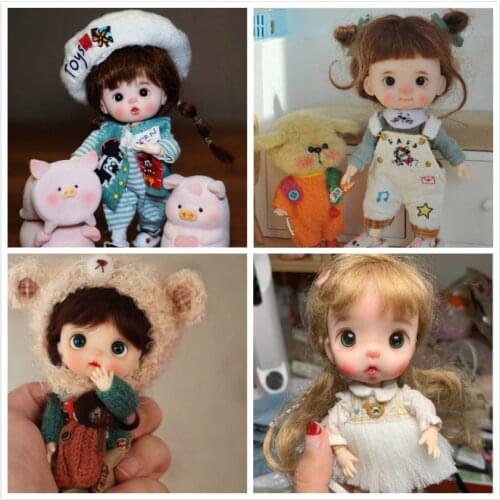 OB11 doll head customization 1/8 BJD dolls OB doll head DIY polymer clay 2020314