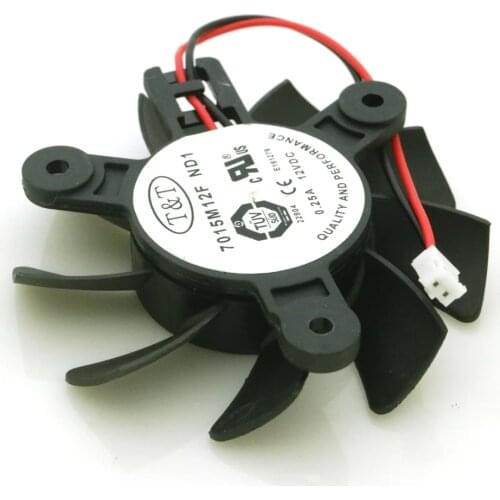 New 7015M12F ND1 65mm 47*47*47mm 12V 0.25A 2Wire 2Pin Graphics / Video Card VGA Cooler Fan