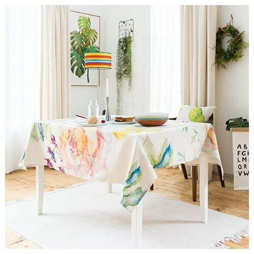 Pastoral country wallpaper garden tablecloth table cover thicked table cloth home kitchen outdoor party banquet decoration